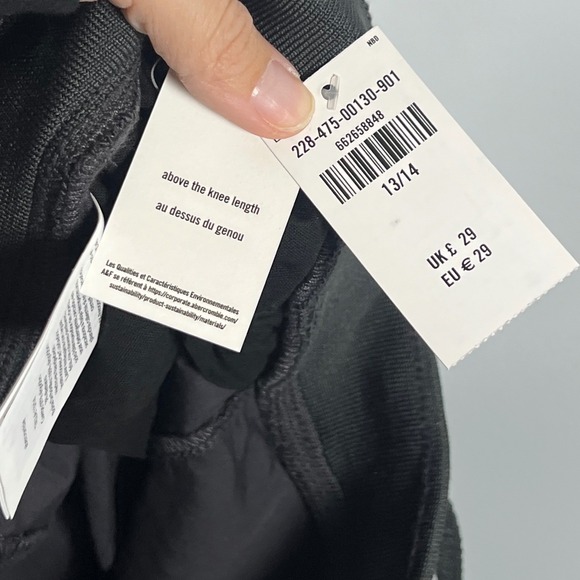 NEW Abercrombie Kids Gray Above Knee Length Pull On Elastic Waist Shorts Boys 13 - Picture 6 of 6